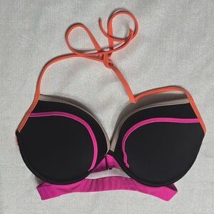 Victoria's Secret Colorblock Push-Up Bikini Top